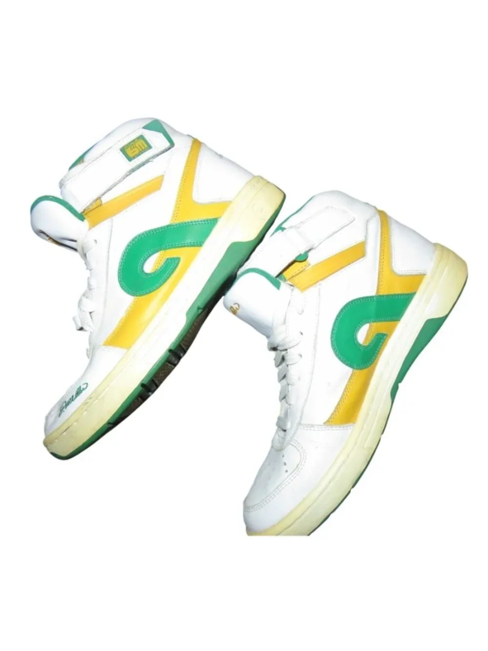 P MILLER Signature Sixth Man Limited Edition Old Skool Set Leather High Tops 8.5